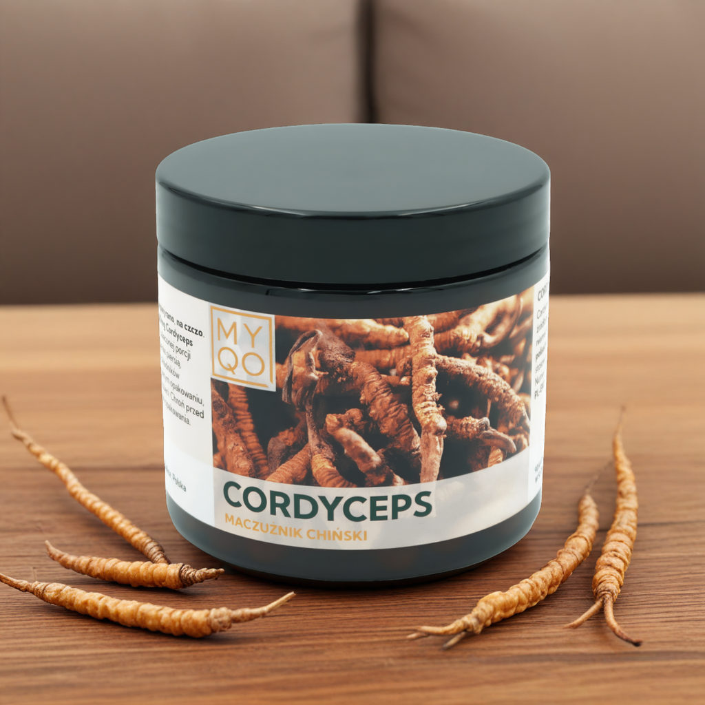 Maczużnik Chiński Cordyceps MYQO 500 mg 30% - 90 kapsułek