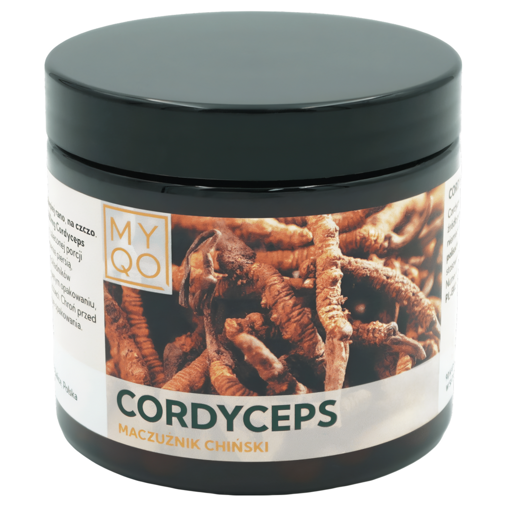 Maczużnik Chiński Cordyceps MYQO 500 mg 30% - 90 kapsułek