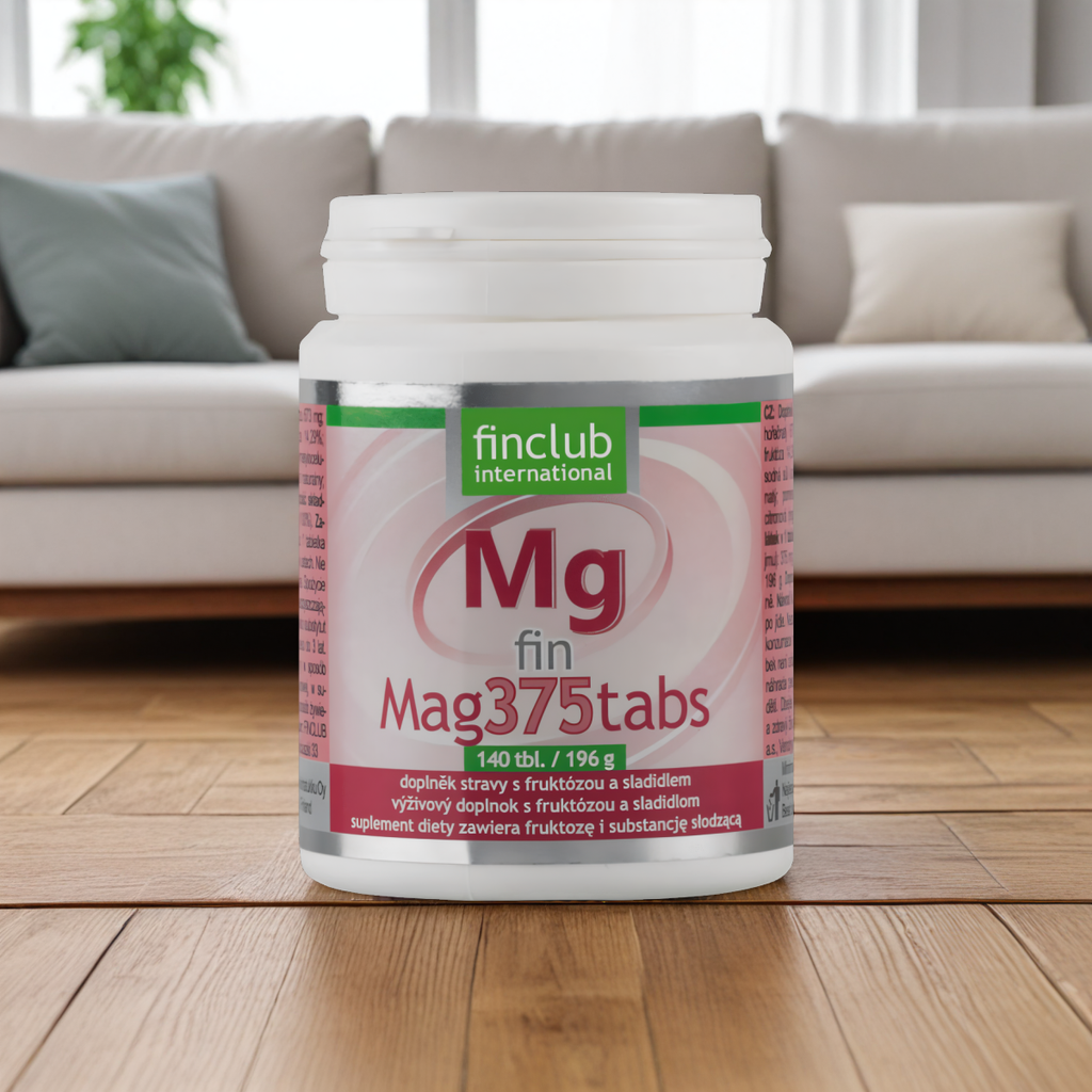 Mag375tabs Finclub - Magnez z Morza Martwego - 140 tabletek