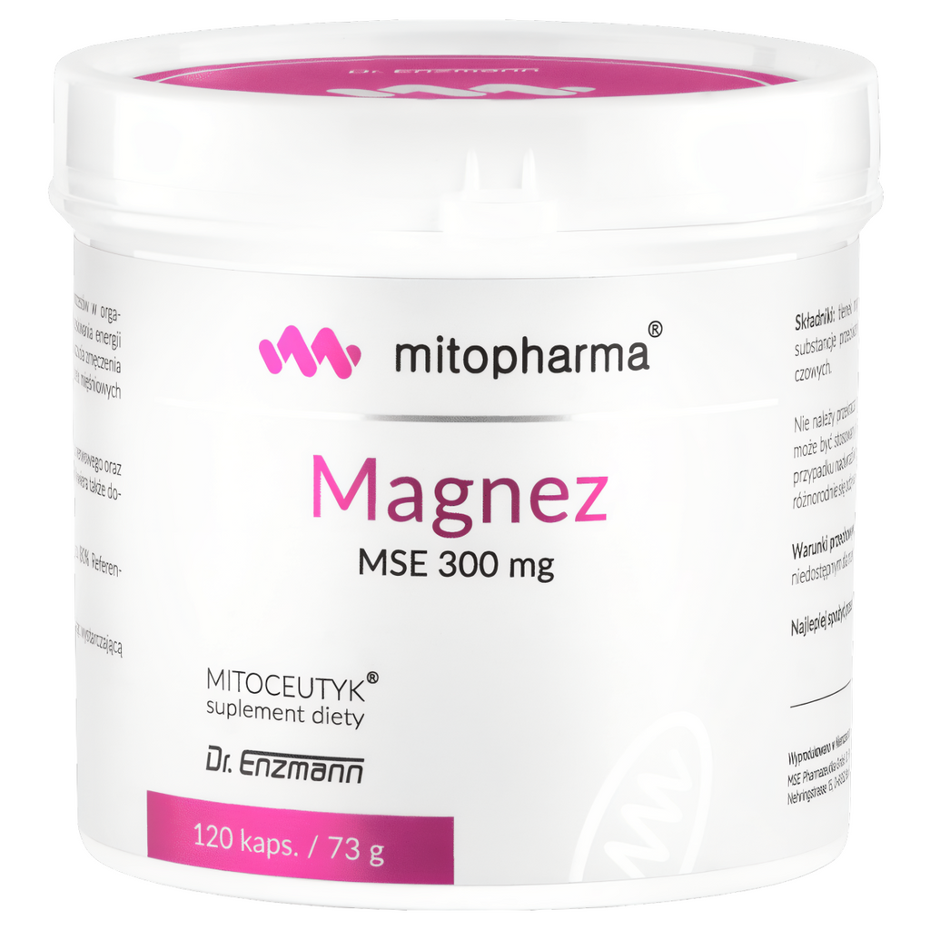 Magnez MSE Mitopharma - Wsparcie dla organizmu - 120 kapsułek