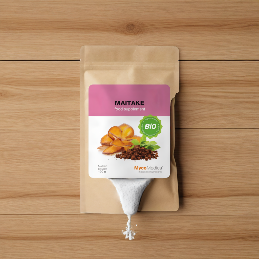 Maitake BIO MycoMedica Grzyby w proszku - Wspiera metabolizm - 100 g