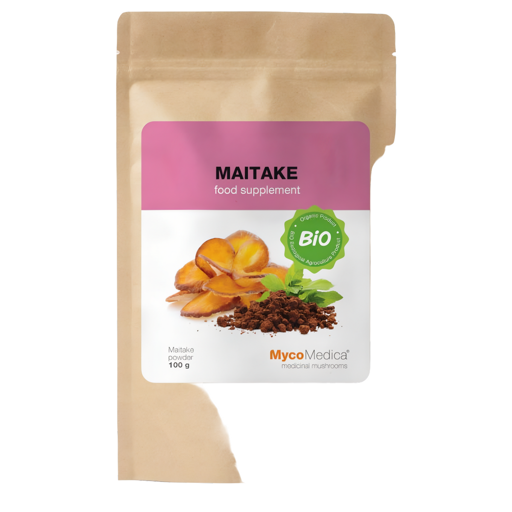 Maitake BIO MycoMedica Grzyby w proszku - Wspiera metabolizm - 100 g