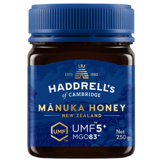 Manuka Honey Haddrell's - Miód Manuka UMF5+ z Nowej Zelandii - 250 g