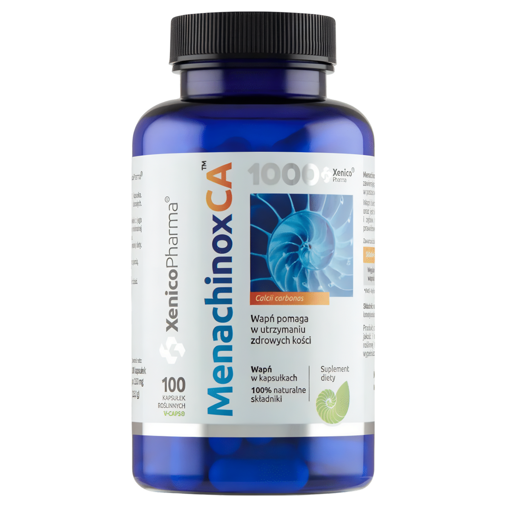 Menachinox CA 1000 Xenico Pharma - Naturalny wapń - 100 kapsułek