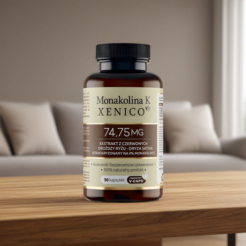 Monakolina K Xenico Pharma - Cholesterol - 90 kapsułek