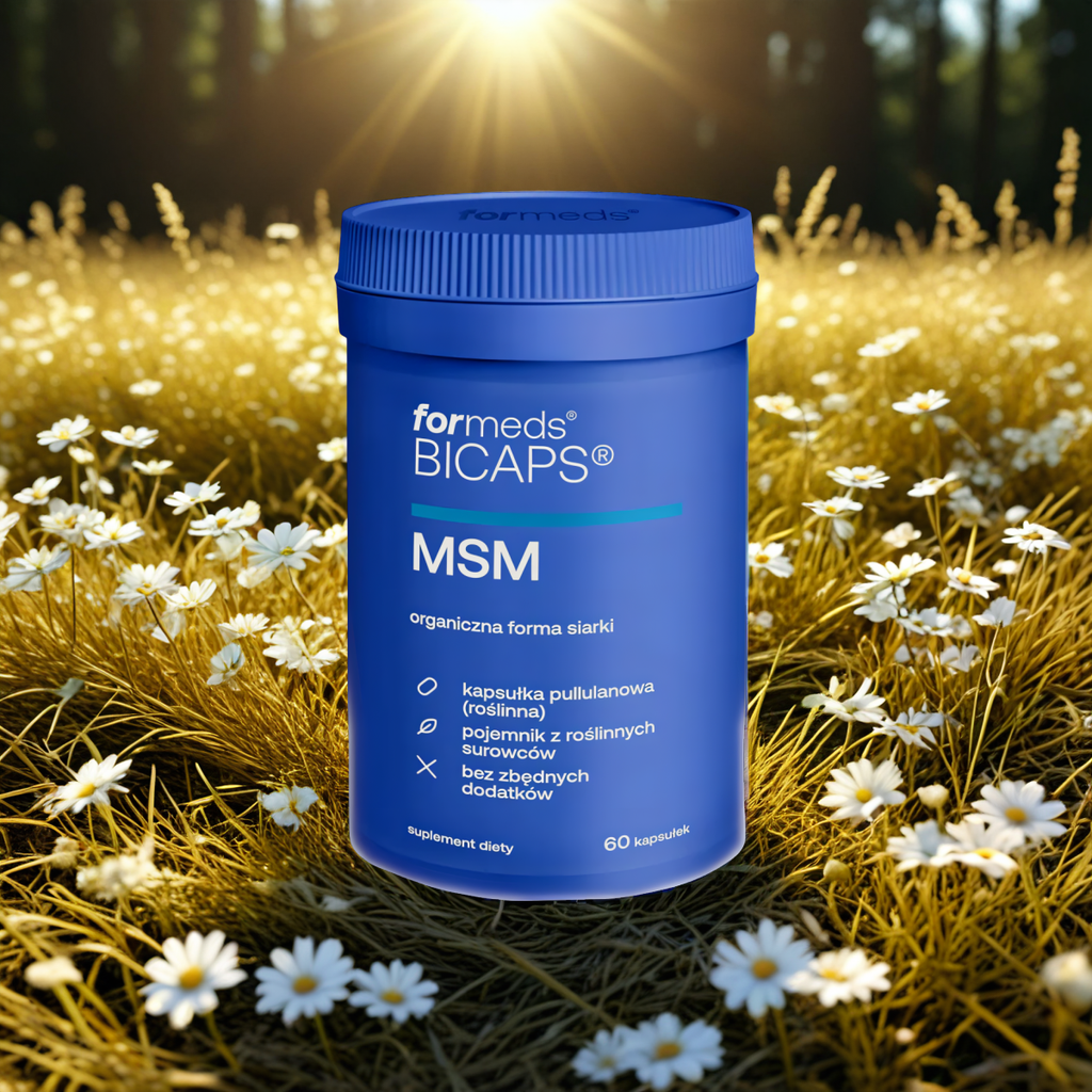 MSM siarka organiczna Formeds Bicaps - Wsparcie dla organzmu - 60 kapsułek