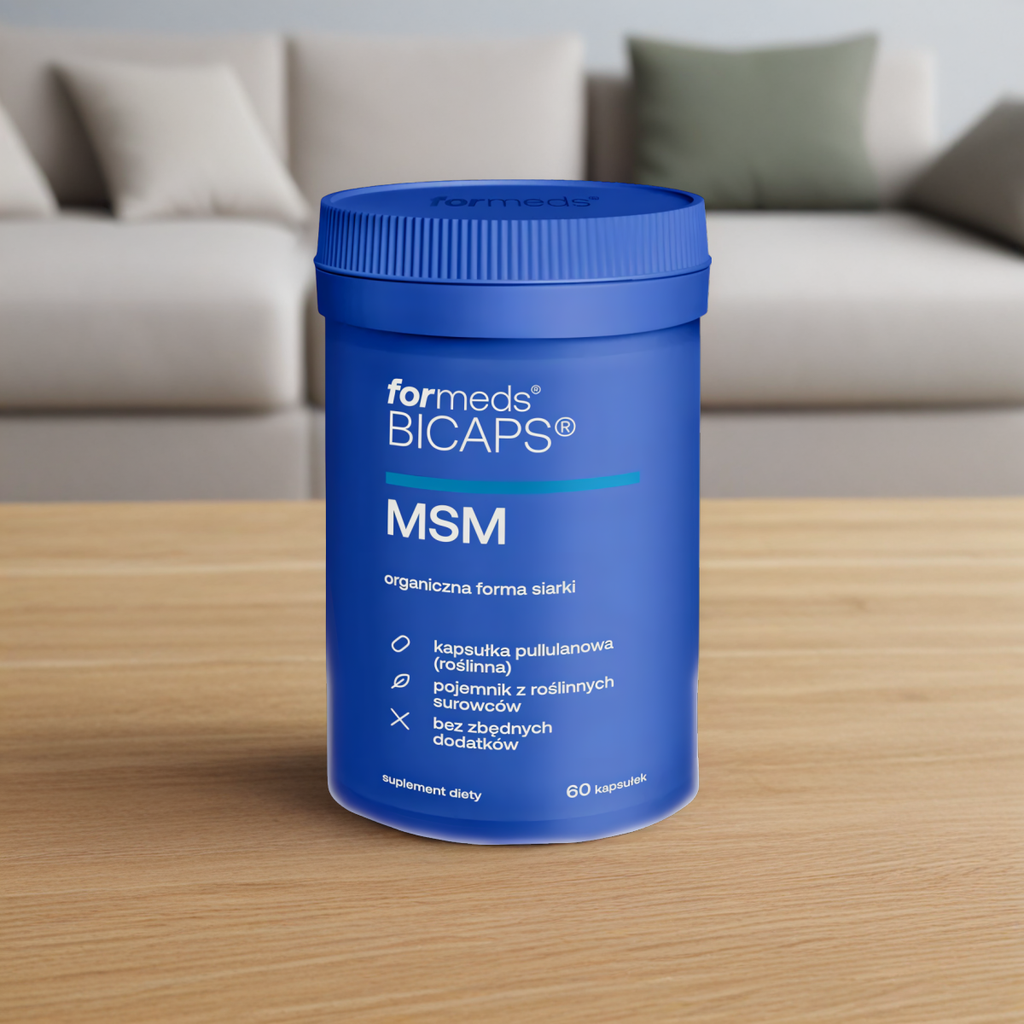 MSM siarka organiczna Formeds Bicaps - Wsparcie dla organzmu - 60 kapsułek