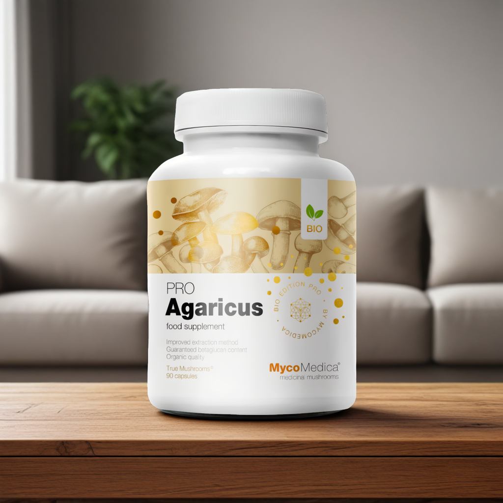 MycoMedica Agaricus PRO 35 % - Pieczarka brazylijska - 90 kapsułek