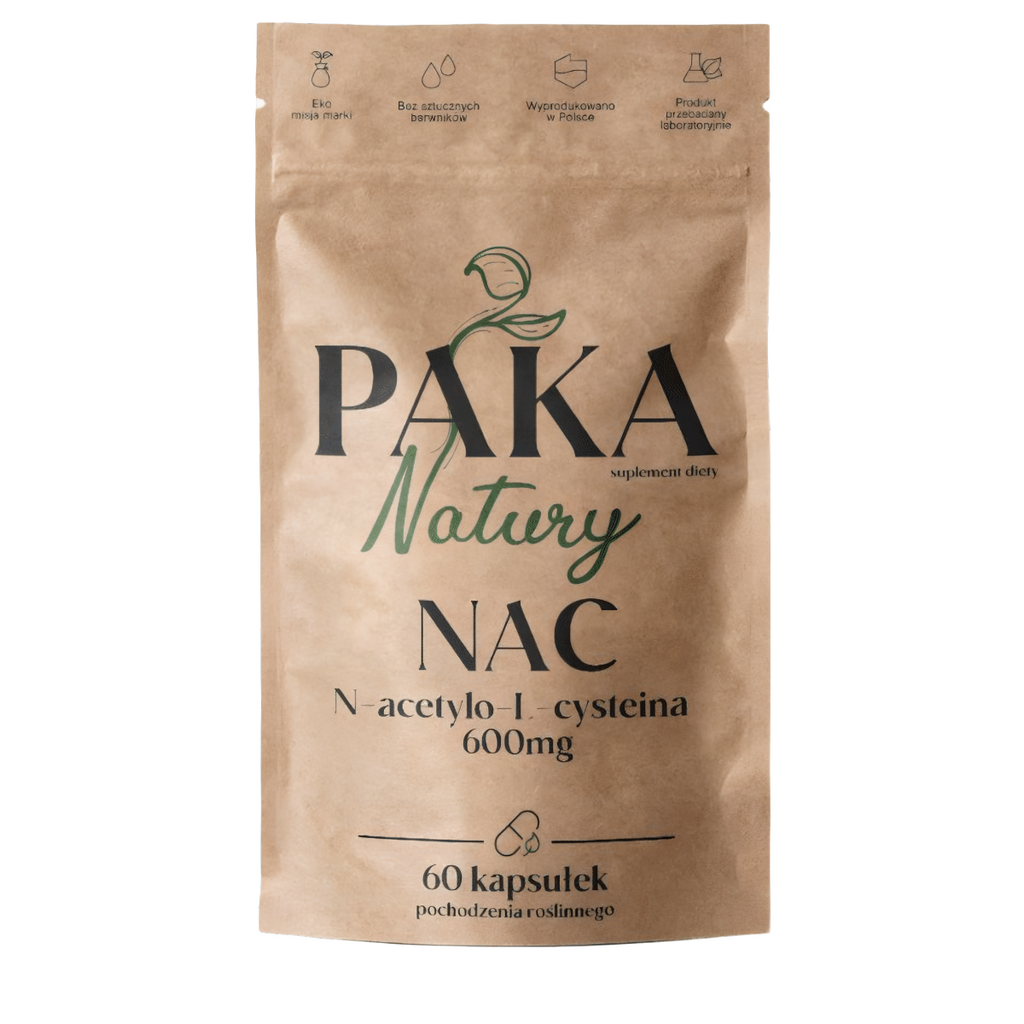 NAC Paka Natury - N-acetylo-L-cysteina - 60 kapsułek