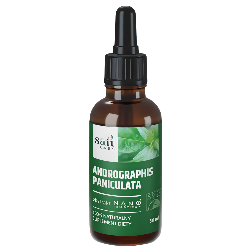 Nano Andrographis paniculata SATI Labs - Wzmacnia odporność, poprawia trawienie - 50 ml