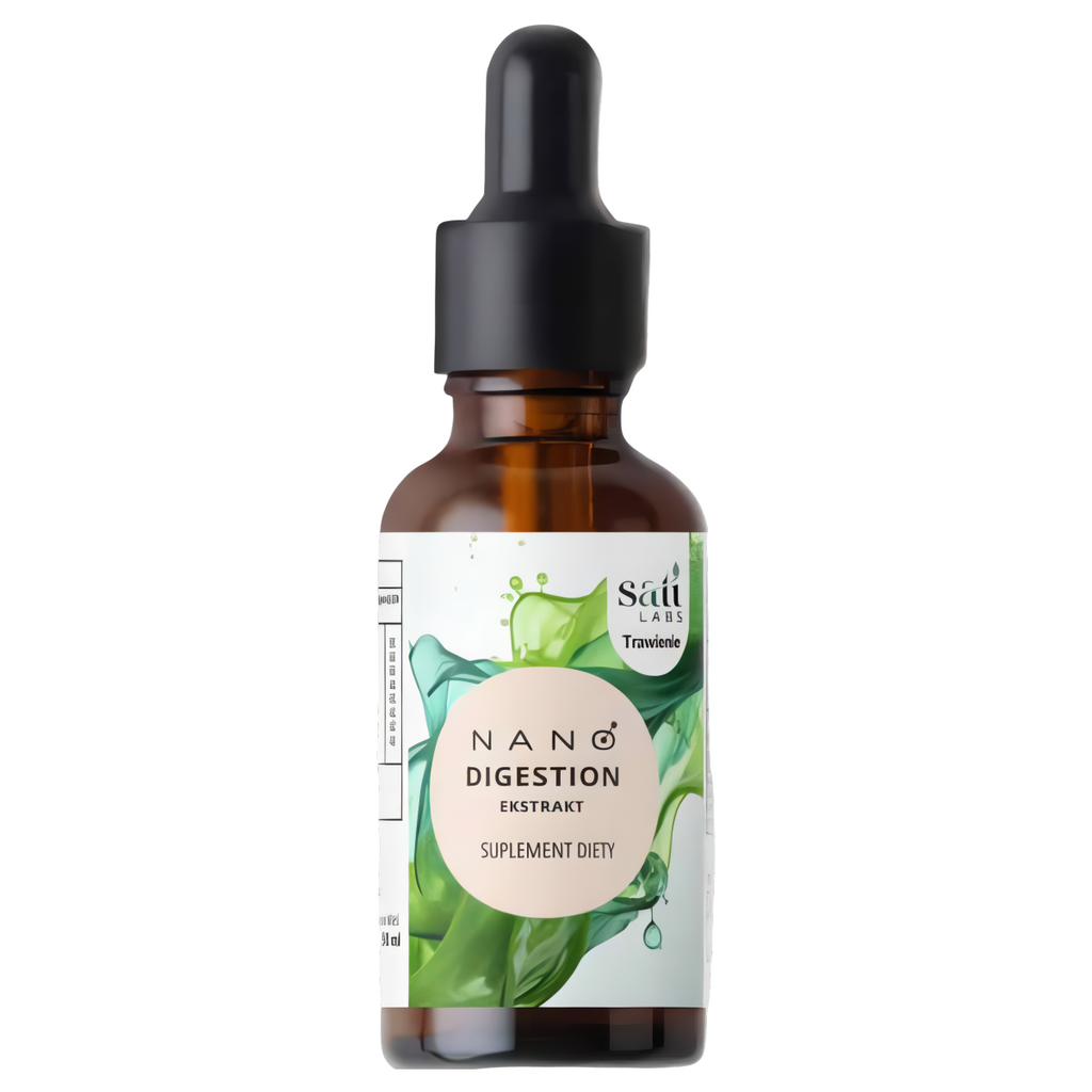 Nano Digestion SATI Labs - 8 ekstraktów wspomagających trawienie - 50 ml