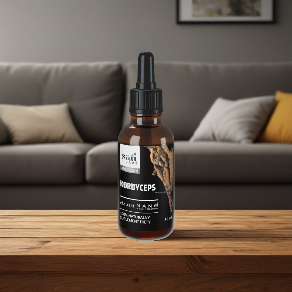 Nano Kordyceps SATI Labs - Wspiera układ odpornościowy, poprawia wydolność - 50 ml