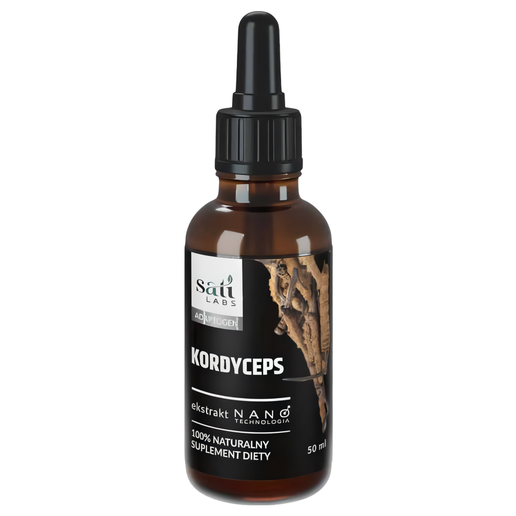 Nano Kordyceps SATI Labs - Wspiera układ odpornościowy, poprawia wydolność - 50 ml