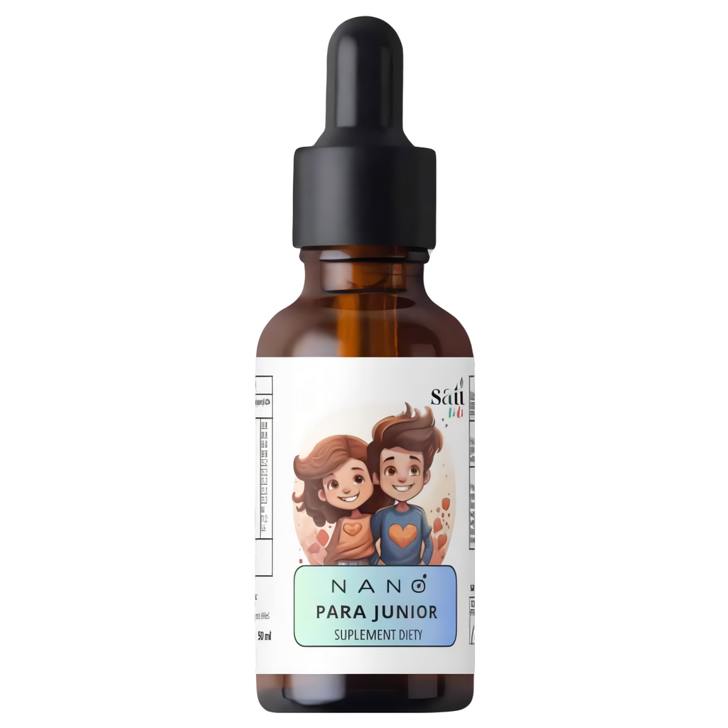 Nano Para Junior SATI Labs - Naturalne wsparcie organizmu bez pasożytów - 50 ml
