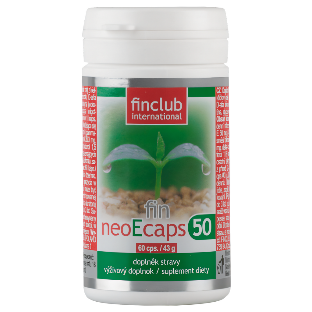 NeoEcaps50 Finclub - Źródło witaminy E - 60 kapsułek