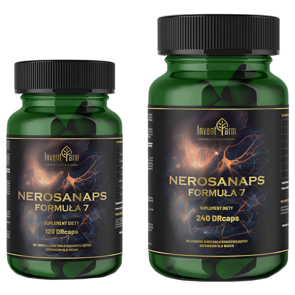 Nerosanaps Formuła 7 Invent Farm - 120 i 240 kapsułek (Opakowanie: 120-kapsulek)