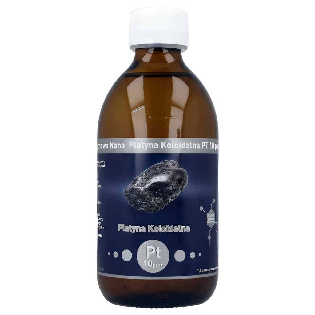Niejonowa Nano Platyna Koloidalna Pt 10 ppm Vitacolloids - 300 ml