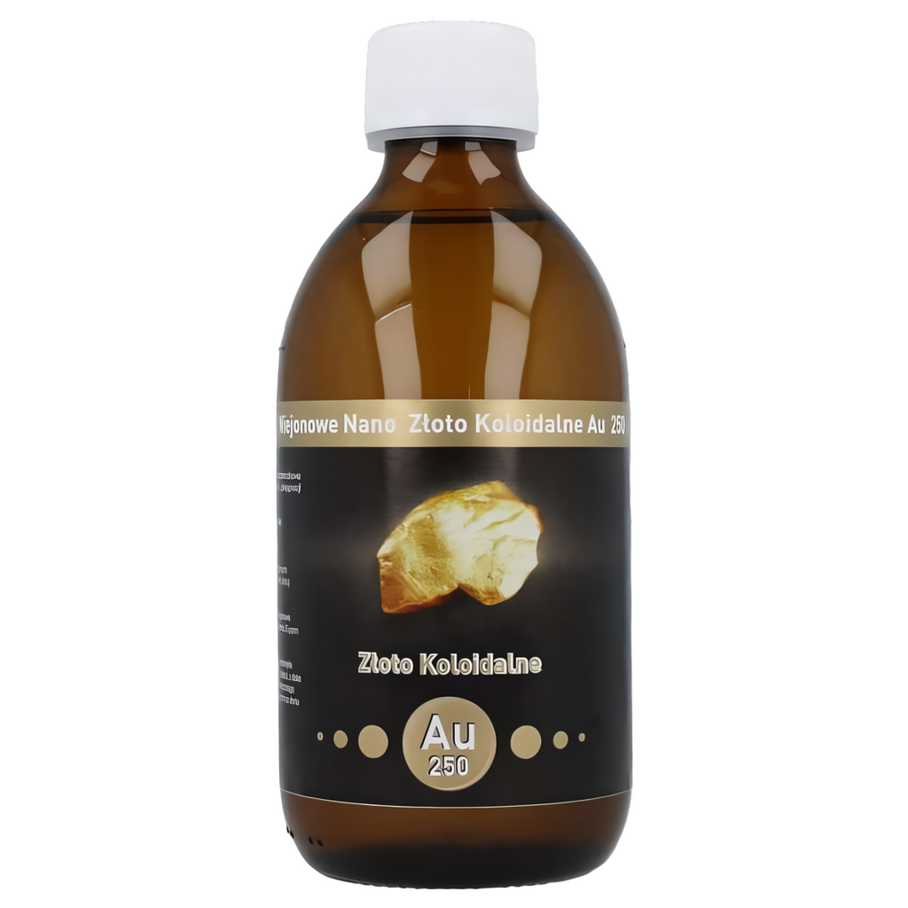 Niejonowe Nano Złoto Koloidalne AU 250 25 ppm Vitacolloids - 300 ml