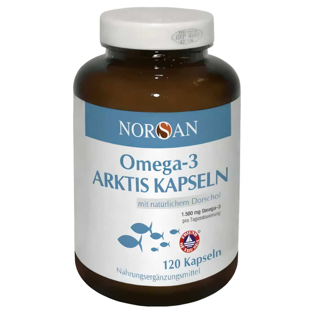 Norsan Omega-3 ARKTIS Kapsułki z naturalnym olejem z dorsza 1500 mg - 120 kapsułek