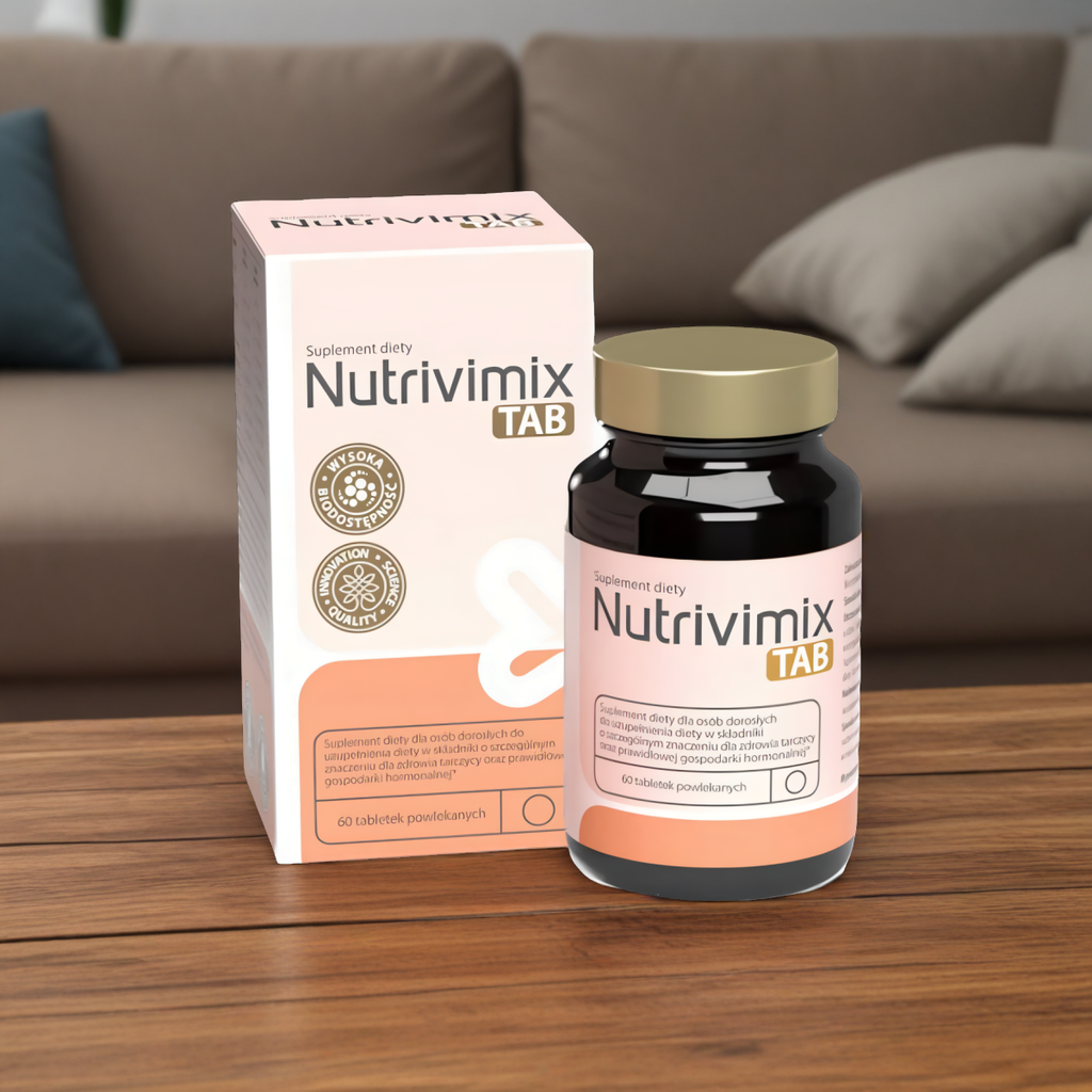 Nutrivimix TAB Witaminy i składniki mineralne dla zdrowia tarczycy - 60 tabletek