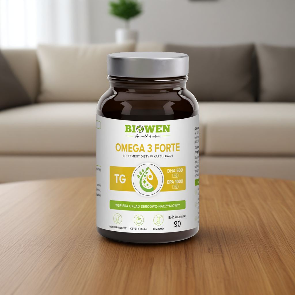 Omega 3 Forte Biowen - Wsparcie zdrowia - 90 kapsułek