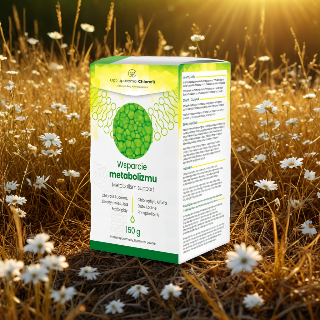 Opti Liposomal Chlorofil NaturDay - Wsparcie metabolizmu - 150 g