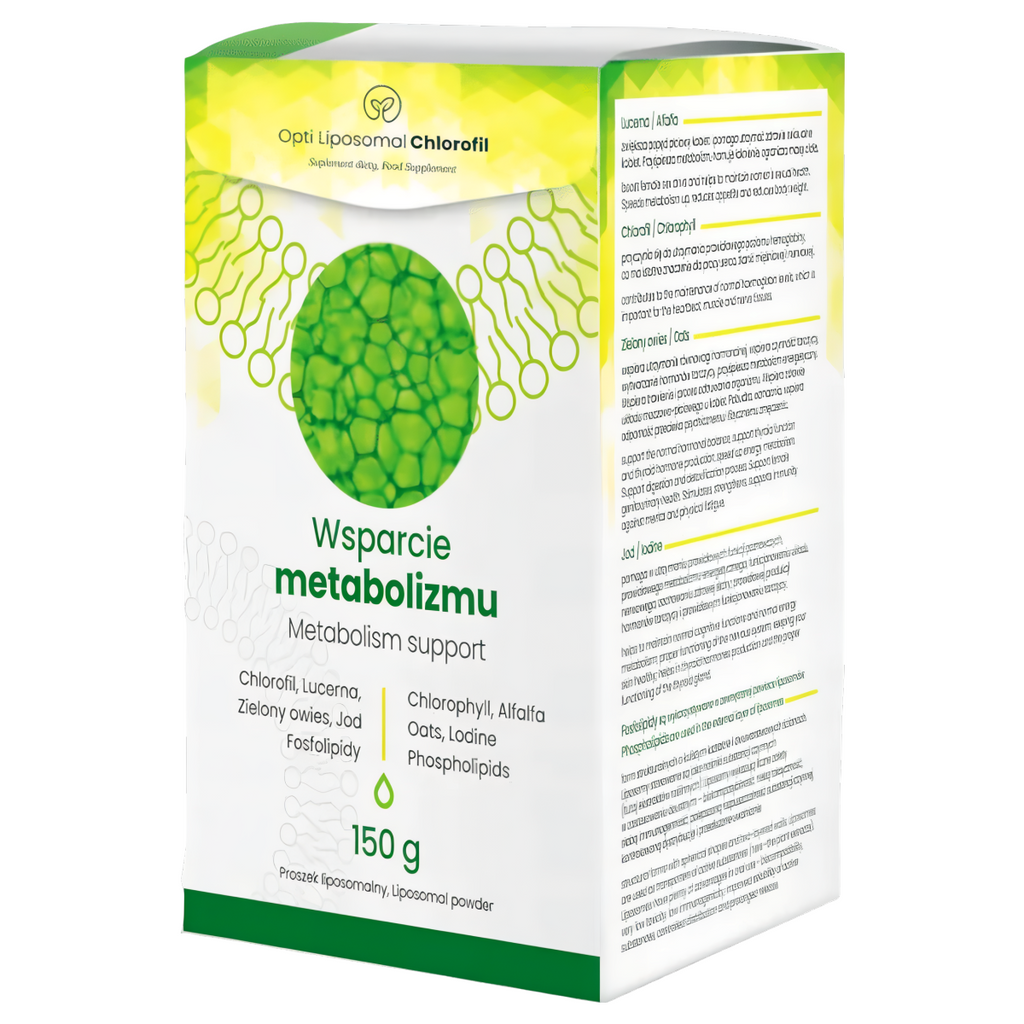 Opti Liposomal Chlorofil NaturDay - Wsparcie metabolizmu - 150 g