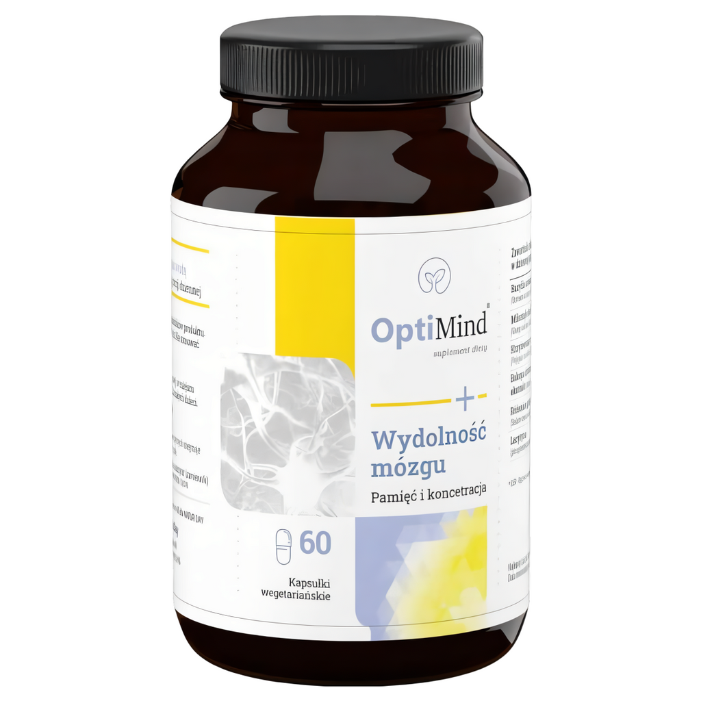 Opti Mind NaturDay - Wspiera wydolność mózgu, pamięć i koncentrację - 60 kapsułek