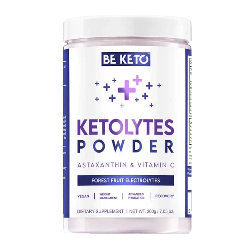 Elektrolity Ketolytes w proszku BeKeto - Różne smaki - 200 g (Smak: swieza-cytryna)