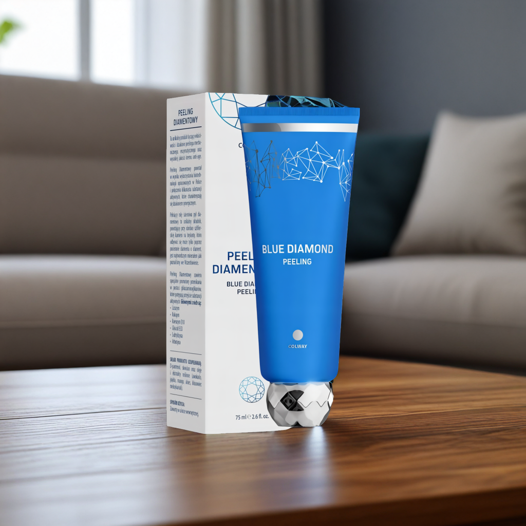 Peeling Blue Diamond Colway - Aktywna mikrodermabrazja diamentowa - 75 ml
