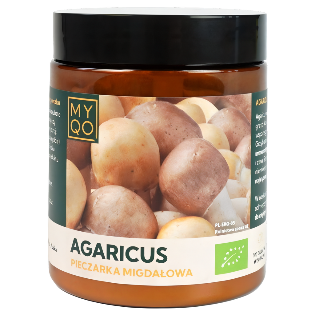 Pieczarka migdałowa Agaricus BIO MYQO 30% w proszku - 100 g