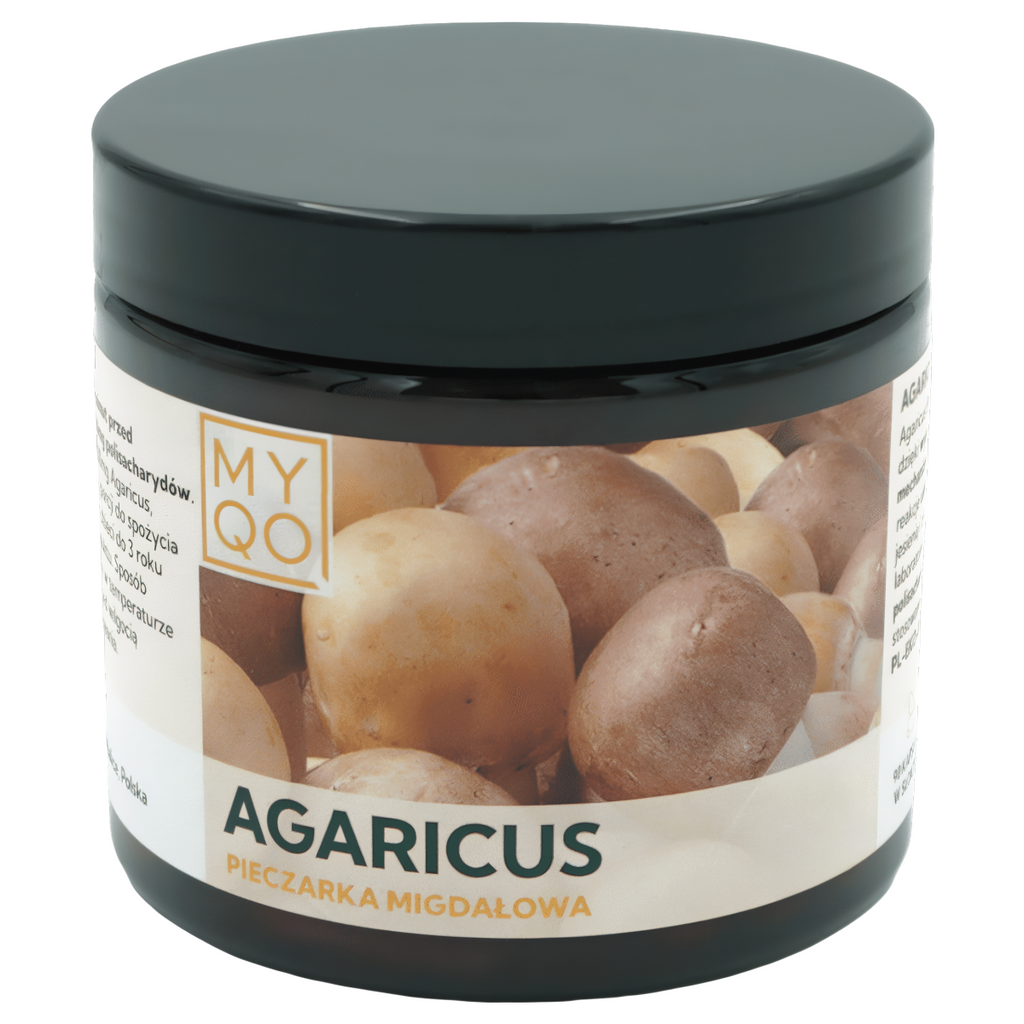 Pieczarka migdałowa Agaricus MYQO 500 mg 30% - 90 kapsuek