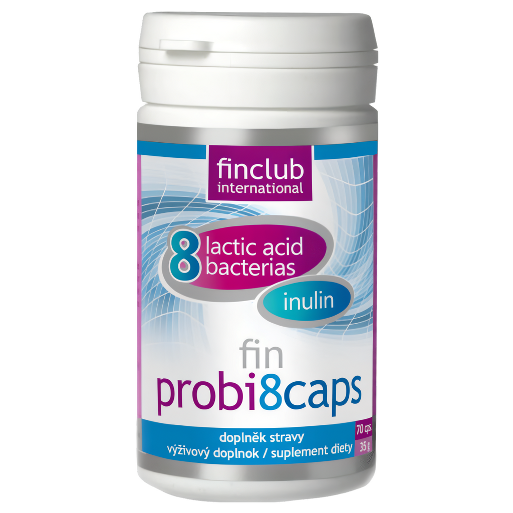 Probi8caps Finclub - Probiotyki i inulina - 70 kapsułek