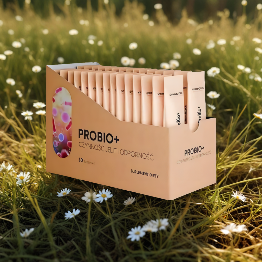PROBIO+ Synbiotyk NaturDay - 18 wyselekcjonowanych bakterii probiotycznych - 30 saszetek