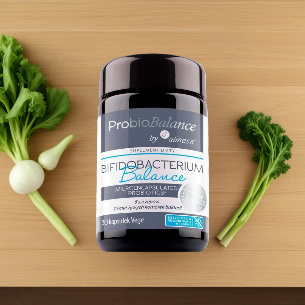 Probiotyk BIFIDOBACTERIUM Balance ProbioBalance Aliness 5 szczepów - 30 kapsułek Vege