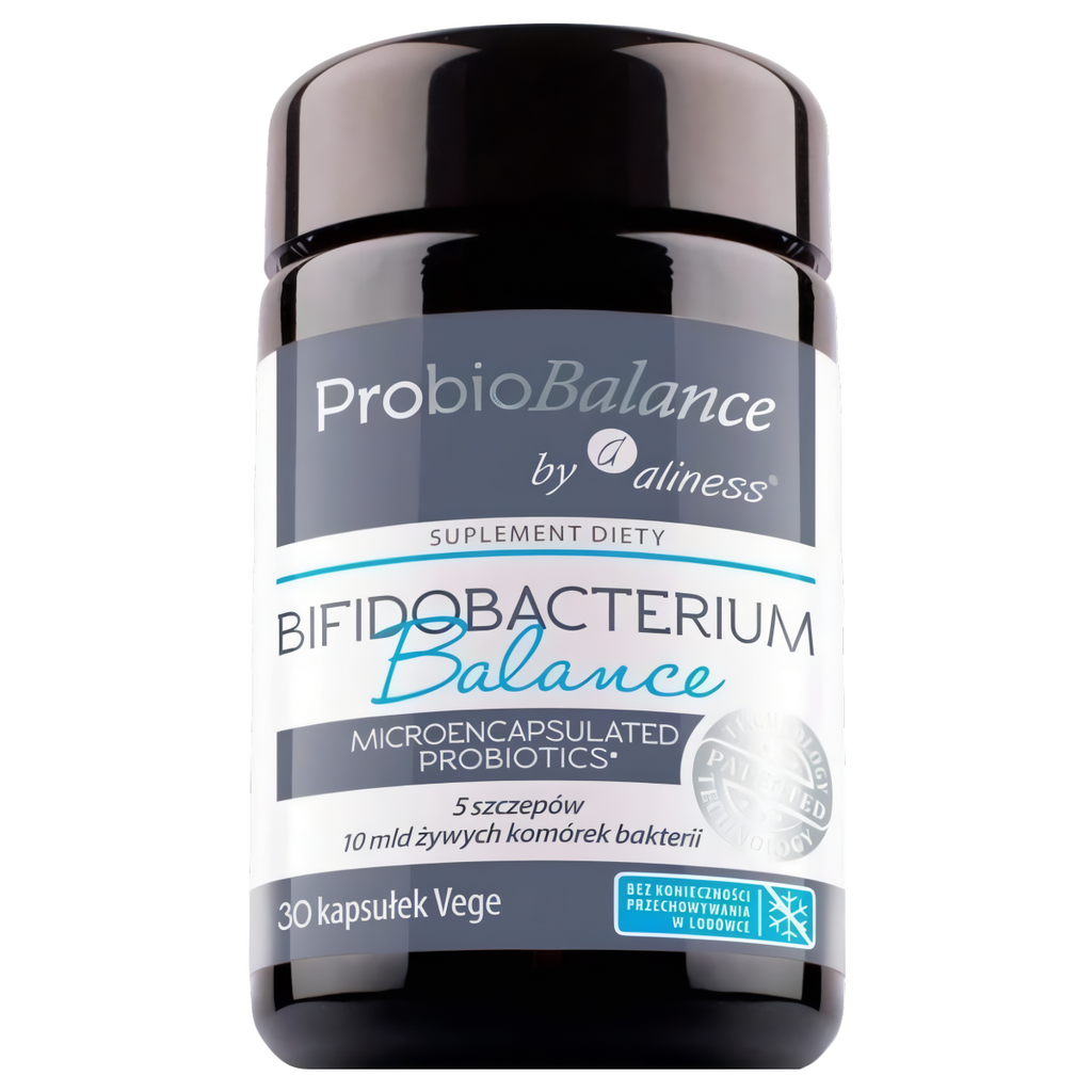 Probiotyk BIFIDOBACTERIUM Balance ProbioBalance Aliness 5 szczepów - 30 kapsułek Vege