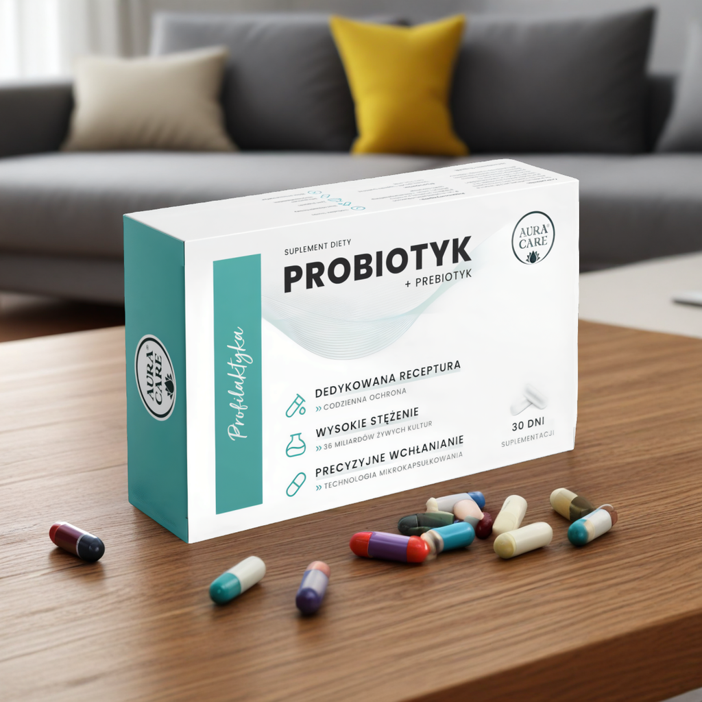 Profilaktyka Aura Care - Probiotyk + prebiotyk - 30 kapsułek