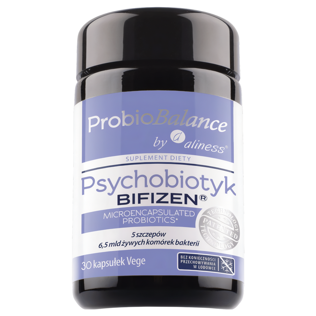 Psychobiotyk Bifizen 6,5 mld ProbioBalance Aliness - Wsparcie dla jelit - 30 kapsułek