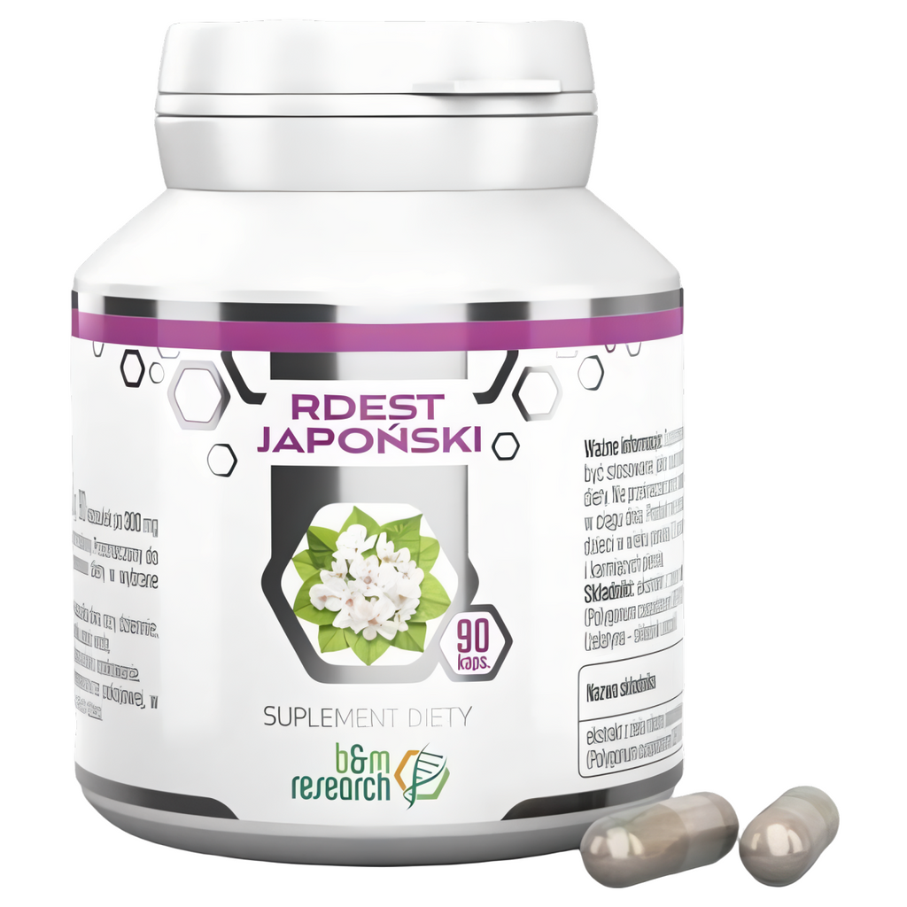 Rdest japoński 300 mg Botamed - Pomaga łagodzić objawy menopauzy - 90 kapsułek