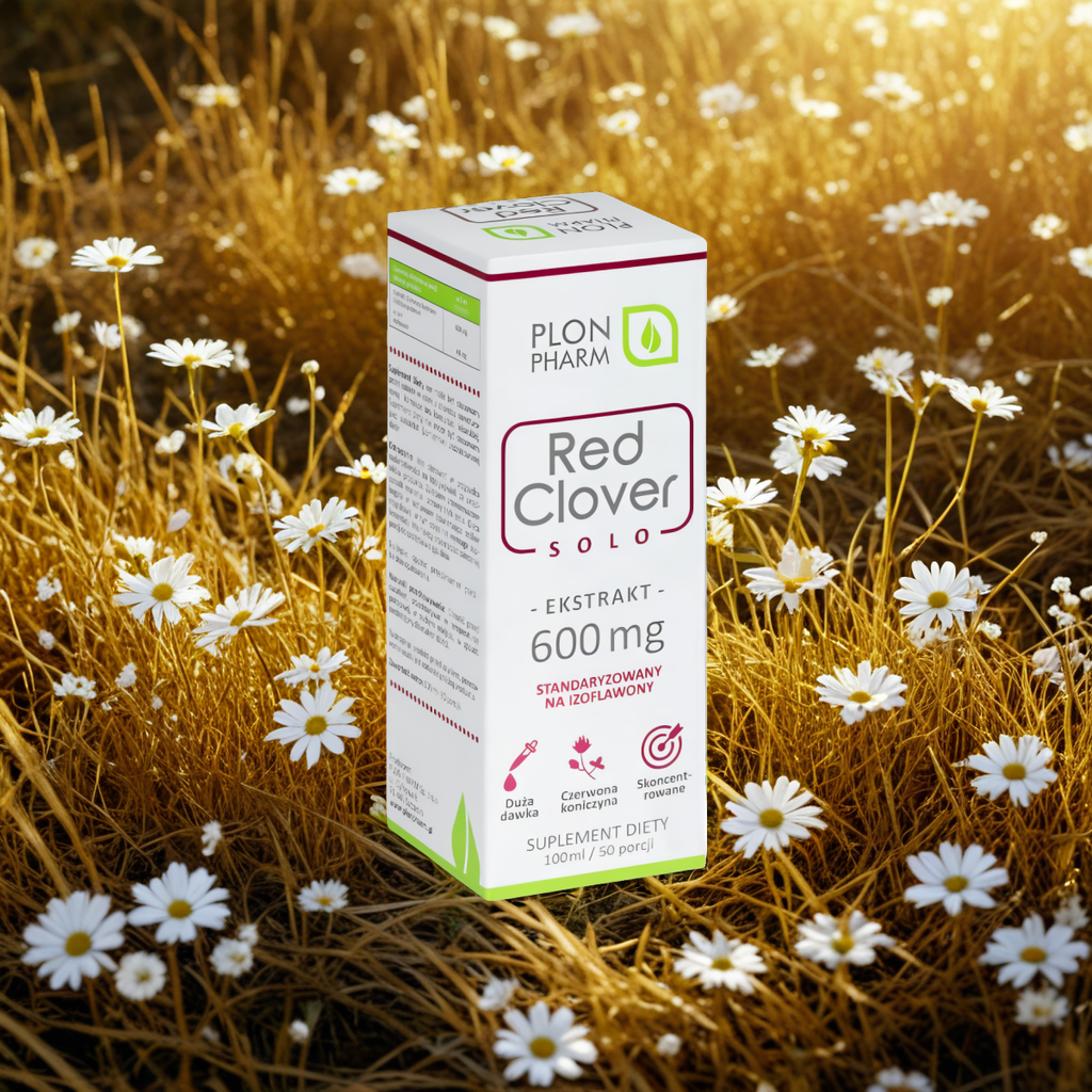 Red Clover Solo Plon Pharma - Wspiera równowagę hormonalną - 100 ml