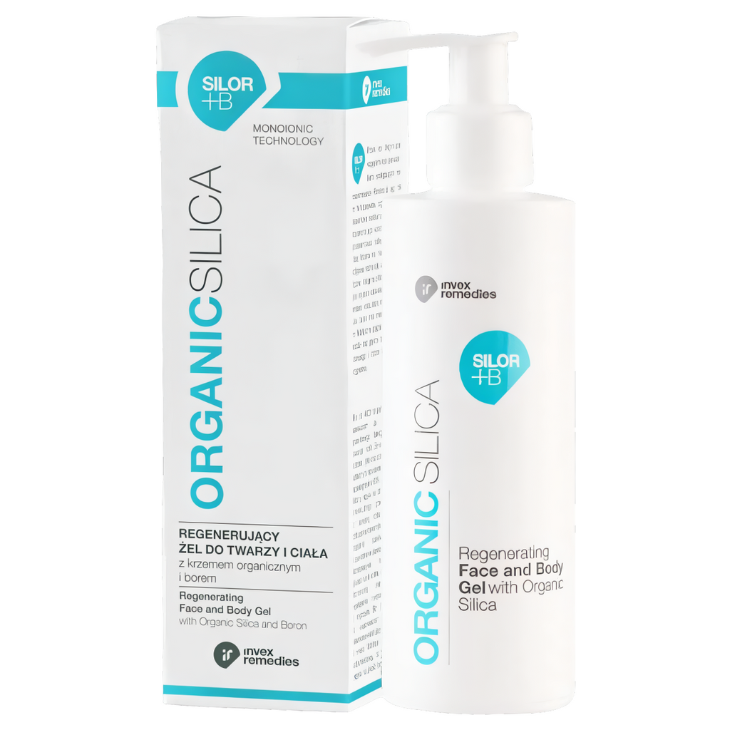Regenerujący żel do twarzy i ciała z krzemem organicznym i borem SILOR+B Invex Remedies - 200 ml