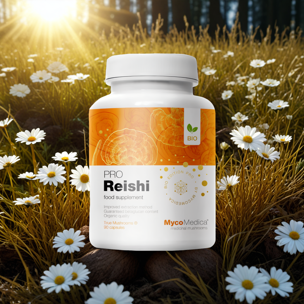 Reishi PRO 30 % MycoMedica - Lakownica żółtawa - 90 kapsułek