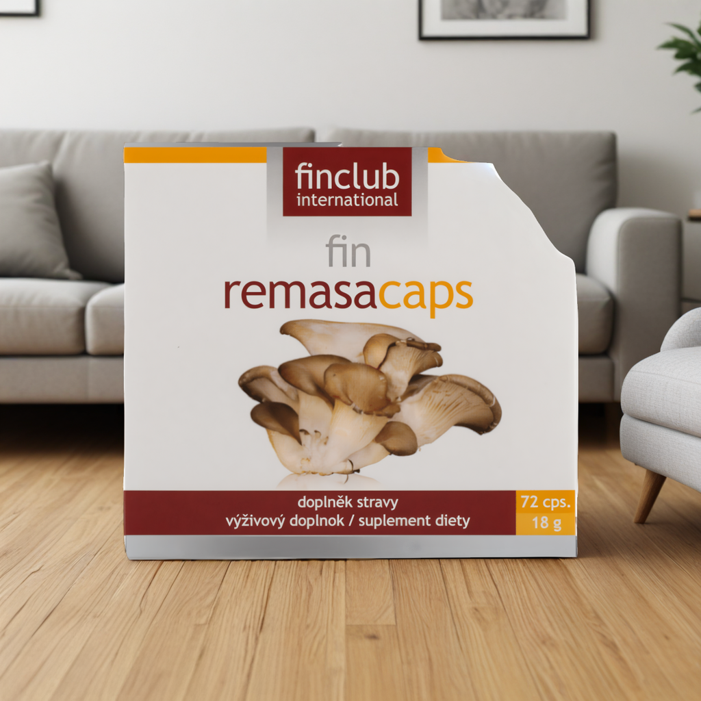 Remasacaps Finclub - Suszony boczniak ostrygowaty - 72 kapsułki