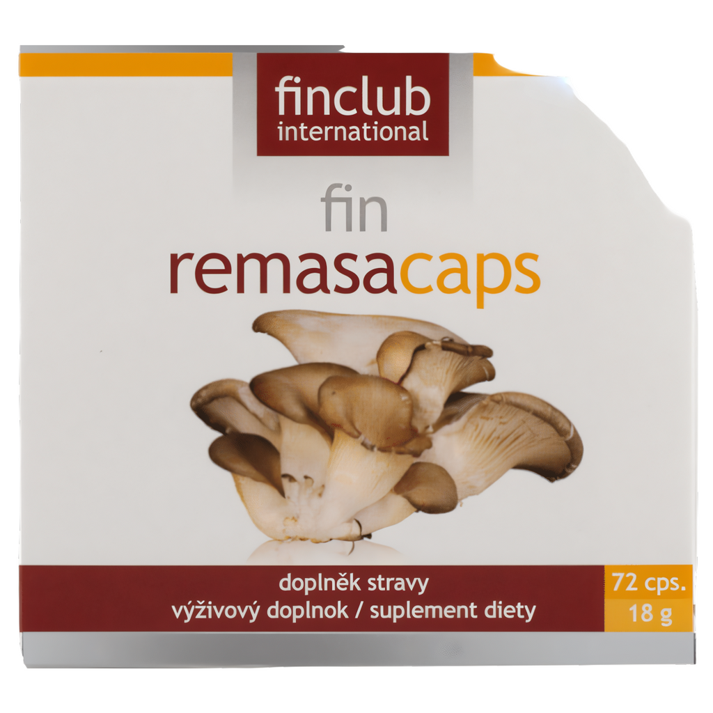 Remasacaps Finclub - Suszony boczniak ostrygowaty - 72 kapsułki