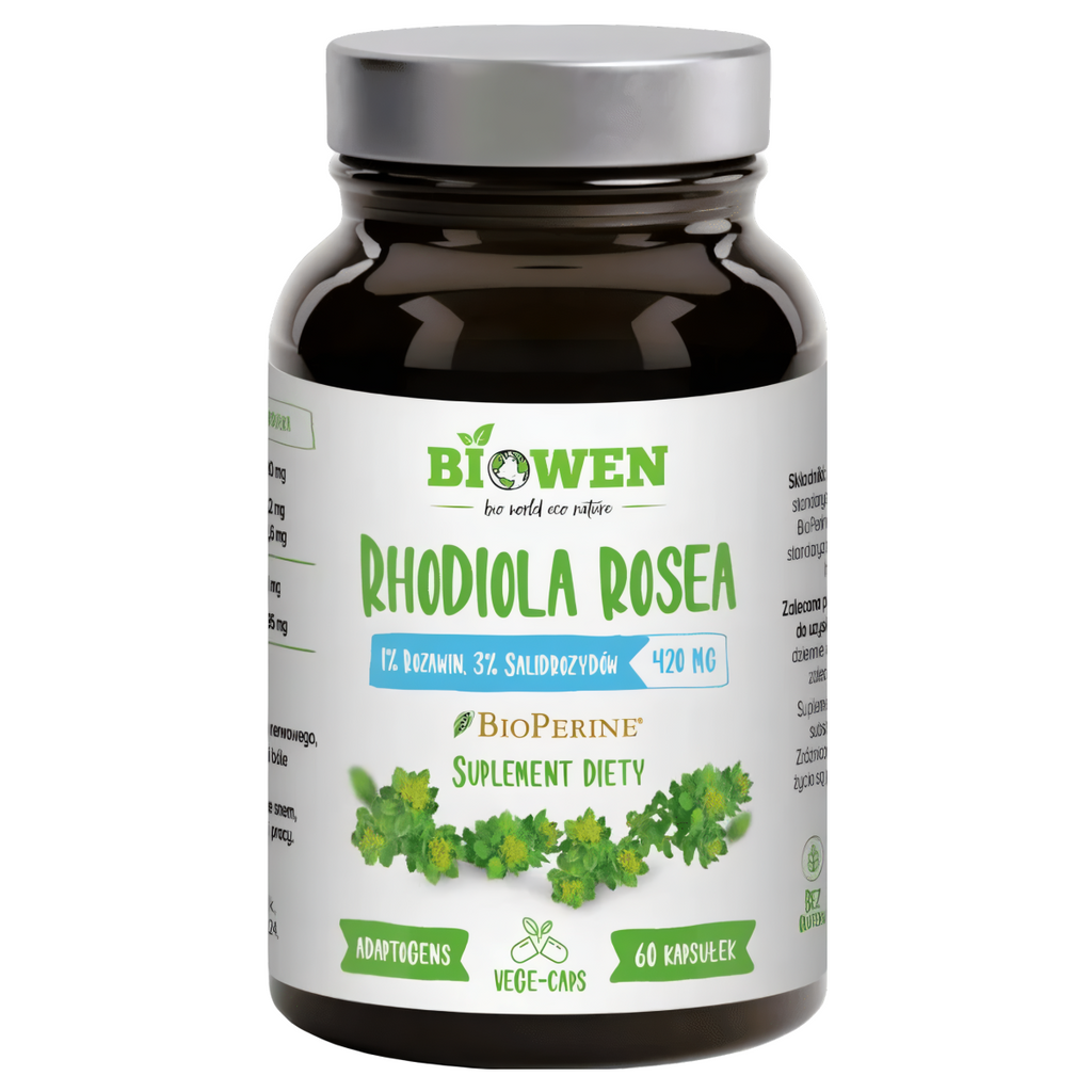 Rhodiola Rosea Biowen - Wsparcie układu trawiennego - 60 kapsułek