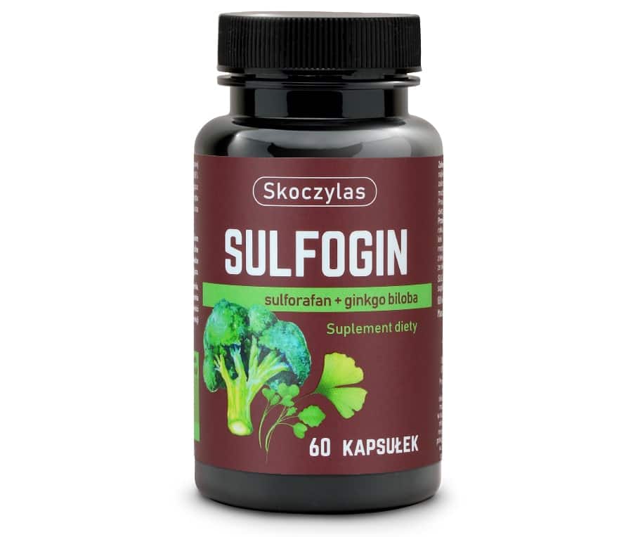 Sulfogin sulforafan + ginkgo biloba Skoczylas - Ekstrakt z kiełków brokuła - 60 kapsułek
