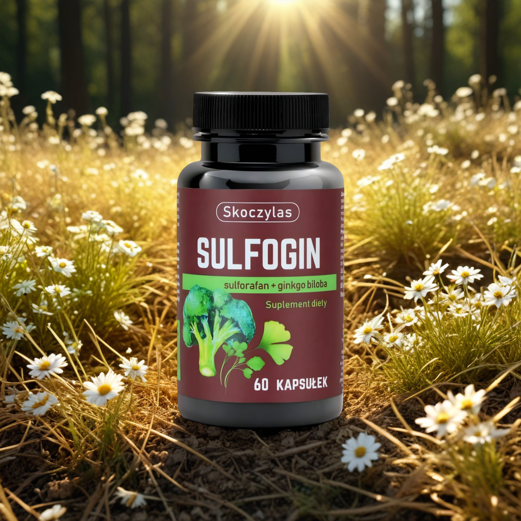 Sulfogin sulforafan + ginkgo biloba Skoczylas - Ekstrakt z kiełków brokuła - 60 kapsułek