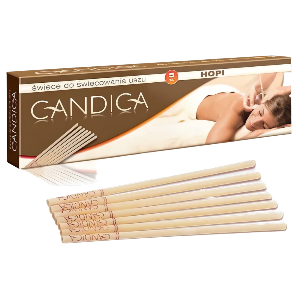 Świece do świecowania uszu Candica HOPI Aura Herbals - 5 par