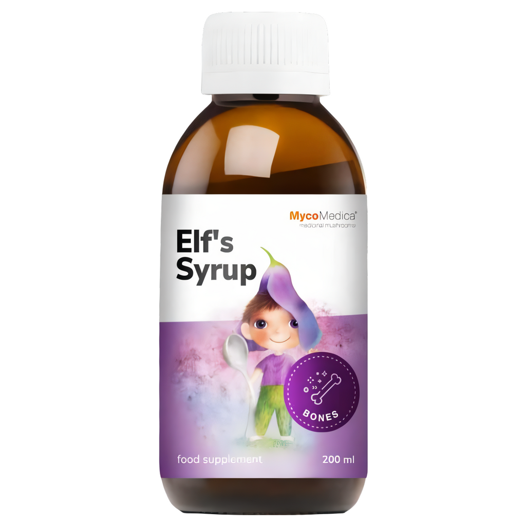 Syrop Elfi dla dzieci MycoMedica - Mocne kości i większa odporność - 200 ml