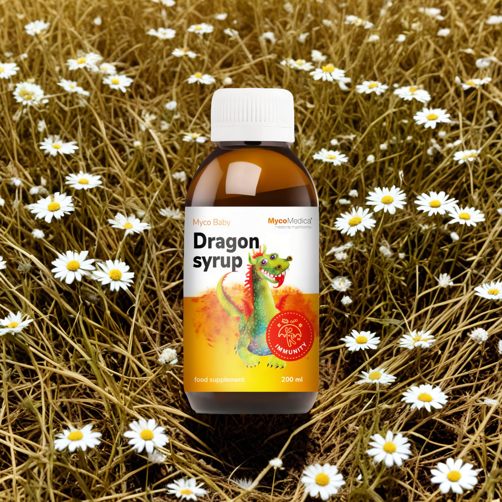 Syrop Smoczy dla dzieci MycoMedica - Wspomaga górne drogi oddechowe - 200 ml